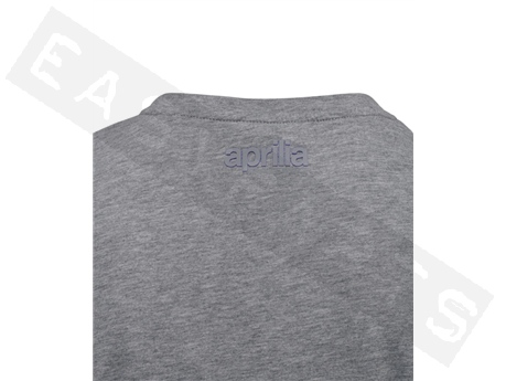 T-shirt APRILIA Racing Corporate heren grijs